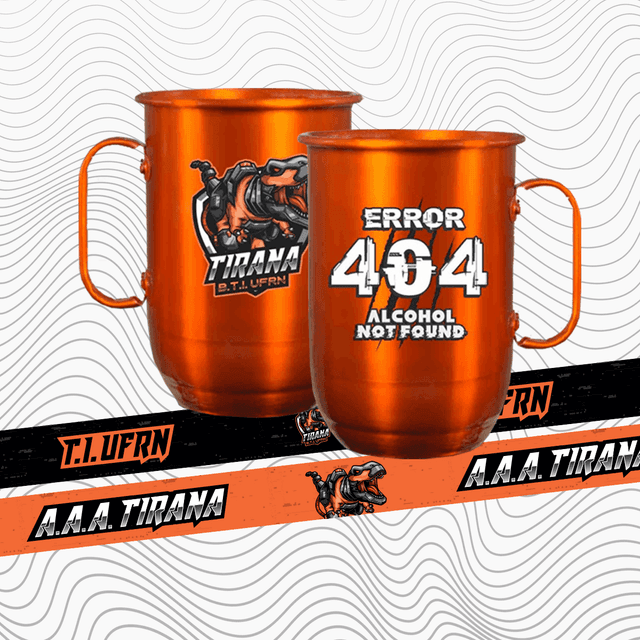 Caneca e Tirante da Atletica Tirana.